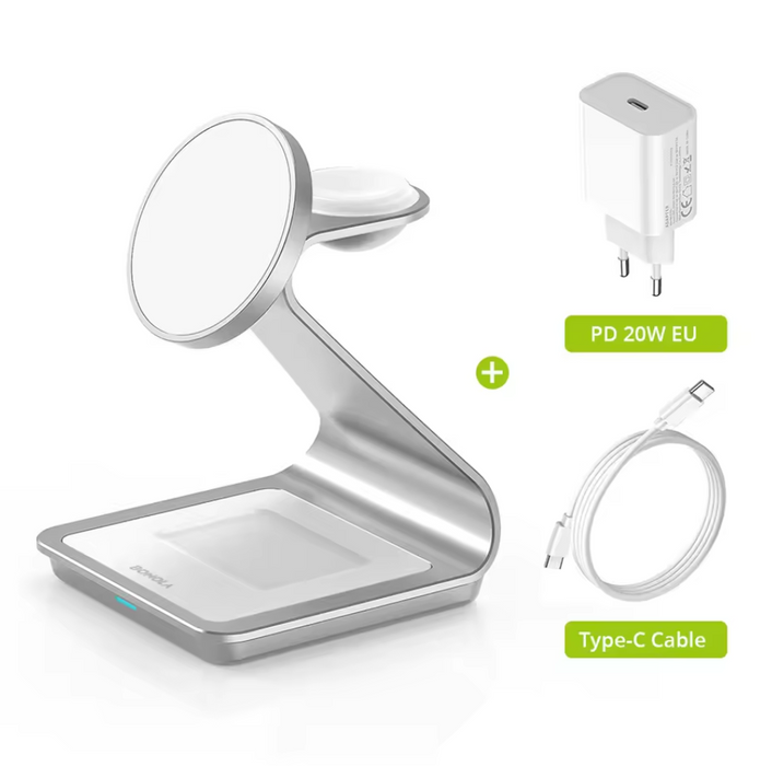 Bonola 3-in-1 Magnetic Wireless Charger