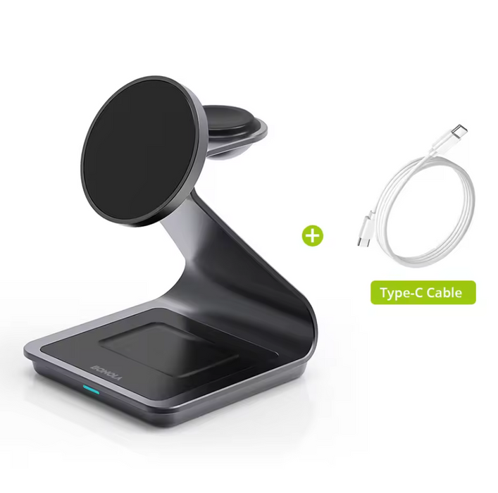 Bonola 3-in-1 Magnetic Wireless Charger